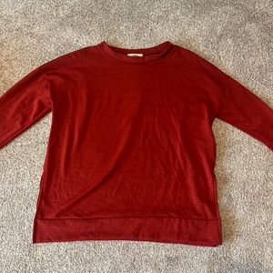 Red sweater/sweatshirt